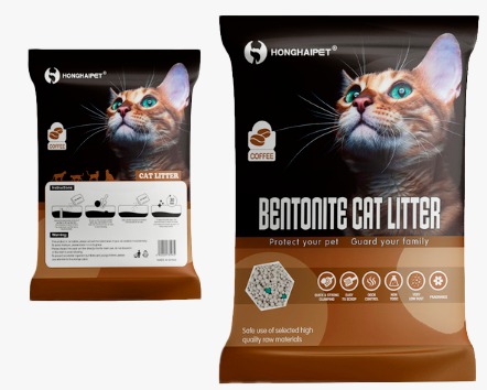 Arena para Gatos Bentonite Cat Litter 20kg Café