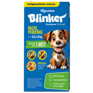 Blinker 4 Tabletas Razas Pequeñas 100Mg 4,5 A 10