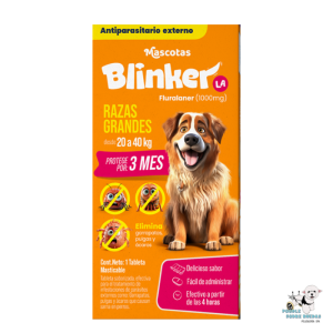 Blinker La 1 Tableta Razas Gramos andes 1000Mg 20 A 40 Kg