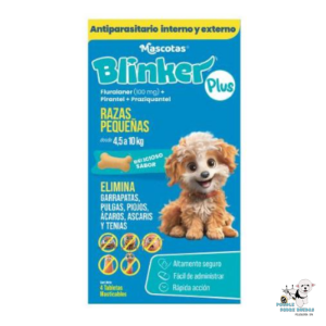 Blinker Plus 1 Tableta Razas Pequeñas 100Mg 4.5 A 10 Kg