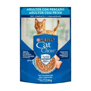 Cat Chow Pouch Adultos Pescado 85G