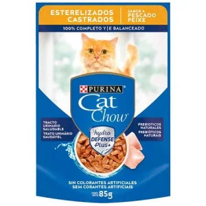 Cat Chow Pouch Esterilizados Pescado 85G