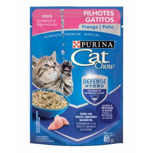 Cat Chow Pouch Gatitos Pollo 85 Gramos