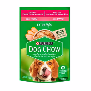 Dog Chow Trozos Adulto Pavo 100G