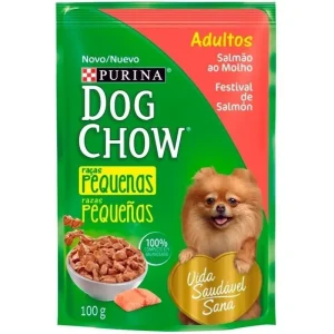 Dog Chow Trozos Adulto Salmon Rp 100G
