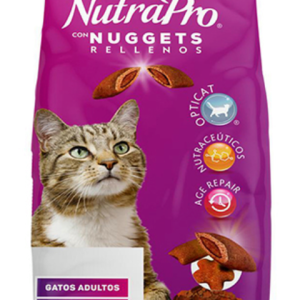 Nutrapro Gatos Adultos Nuggets Salmon 2Kg