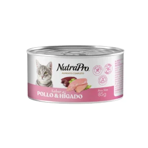 Nutrapro Lata Gatos Pollo 85G