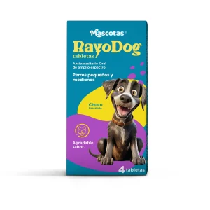 Rayo-Dog Perros Peq Y Med 1 Caja X 4 Tabletas