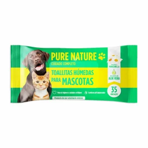 Toallitas Húmedas Para Mascotas Pure Nature