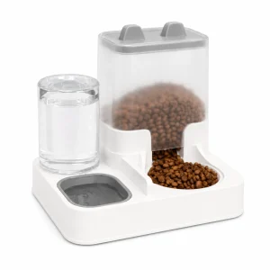 Dispensador de Alimento y Agua para Mascotas
